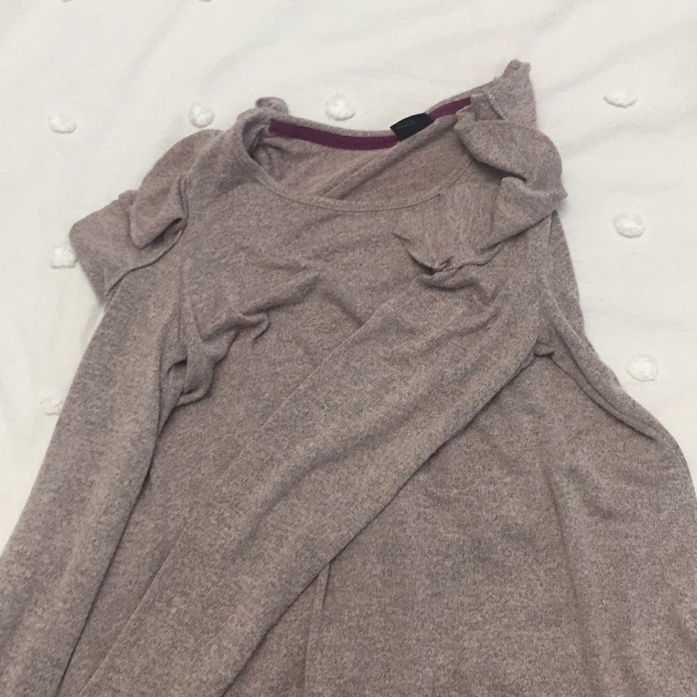 A super cute no shoulder t shirt